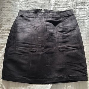 Dark grey velour skirt. Women’s size 2